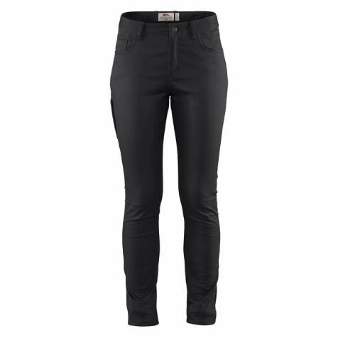 Fjallraven Women High Coast Outdoor Pants Black PH180372 Philippines